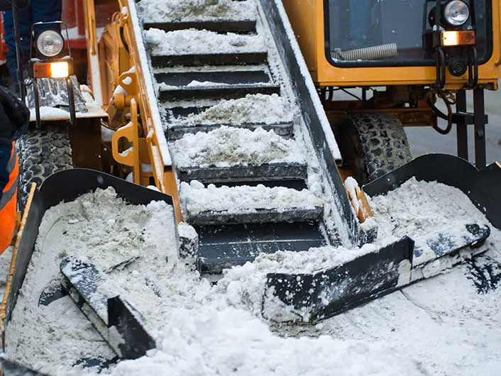 De-Icing & Salting — Strong Landscape