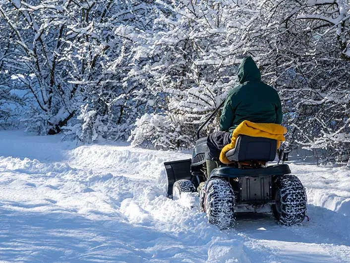 Residential Plowing — Strong Landscape